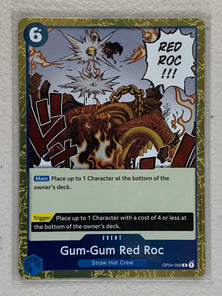 Gum-Gum Red Roc - OP04-056 R - One Piece Card Game Kingdom of Intrigue OP-04