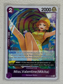 Miss.Valentine(Mikita) - OP04-066 R - One Piece Card Game Kingdom of Intrigue OP-04