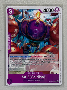 Mr.3 (Galdino) - OP04-070 UC - One Piece Card Game Kingdom of Intrigue OP-04