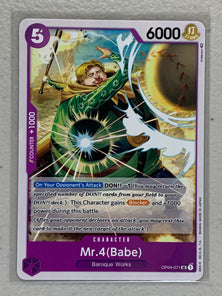 Mr.4 (Babe) - OP04-071 UC - One Piece Card Game Kingdom of Intrigue OP-04
