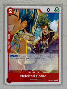 Nefeltari Cobra - OP04-012 C - One Piece Card Game Kingdom of Intrigue OP-04