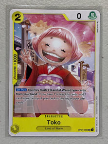 Toko - OP04-098 UC - One Piece Card Game Kingdom of Intrigue OP-04