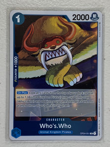 Who's.Who - OP04-051 R - One Piece Card Game Kingdom of Intrigue OP-04