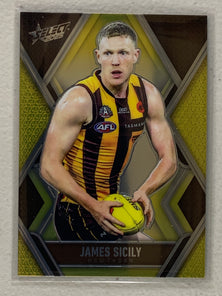 L107 James Sicily - Hawthorn - Luminous Base - 2025 AFL Footy Stars