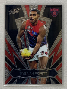 LT128 Kysaiah Pickett - Melbourne - Luminous Thunderbolt - 2025 AFL Footy Stars