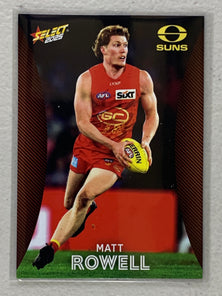 #096 Matt Rowell  - Gold Coast Suns - AFL Commons - 2025 AFL Footy Stars