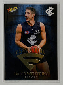 #E015 Jacob Weitering - Carlton Blues - Essential - 2023 AFL Footy Stars