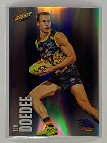 #004 Tom Doedee - Adelaide Crows - AFL Base Parallel Colour Spots - 2023 AFL Footy Stars