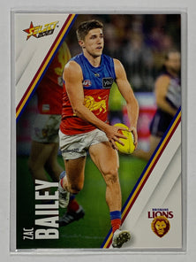 #013 Zac Bailey - Brisbane Lions - AFL Base - 2023 AFL Footy Stars