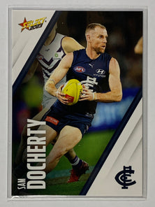 #025 Sam Docherty - Carlton Blues - AFL Base - 2023 AFL Footy Stars