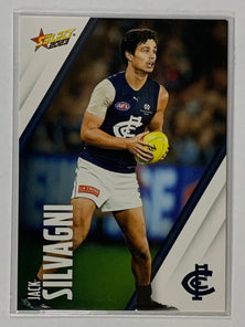 #029 Jack Silvagni - Carlton Blues - AFL Base - 2023 AFL Footy Stars