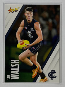 #030 Sam Walsh - Carlton Blues - AFL Base - 2023 AFL Footy Stars