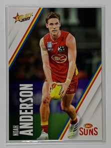 #082 Noah Anderson - Gold Coast Suns - AFL Base - 2023 AFL Footy Stars