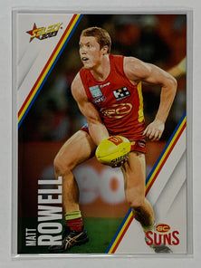 #089 Matt Rowell - Gold Coast Suns - AFL Base - 2023 AFL Footy Stars