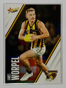 #101 James Worpel - Hawthorn Hawks - AFL Base - 2023 AFL Footy Stars