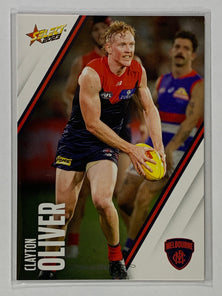 #107 Clayton Oliver - Melbourne Demons - AFL Base - 2023 AFL Footy Stars