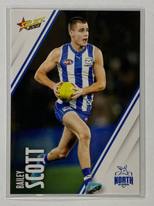 #118 Bailey Scott - North Melbourne Kangaroos - AFL Base - 2023 AFL Footy Stars