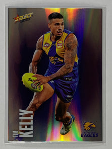 #166 Tim Kelly - West Coast Eagles - AFL Base Parallel Colour Spots - 2023 AFL Footy Stars