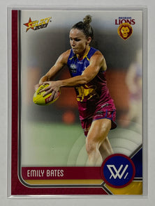 #185 Emily Bates - Brisbane Lions - AFLW Base - 2023 AFL Footy Stars