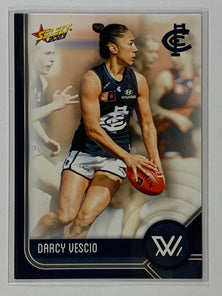 #190 Darcy Vescio - Carlton Blues - AFLW Base - 2023 AFL Footy Stars