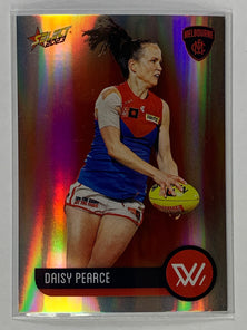 #214 Daisy Pearce - Melbourne Demons - AFLW Base Parallel Colour Spots - 2023 AFL Footy Stars