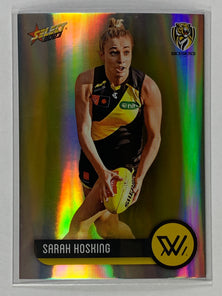 #223 Sarah Hosking - Richmond Tigers - AFLW Base Parallel Colour Spots - 2023 AFL Footy Stars