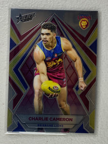 #L014 Charlie Cameron - Brisbane Lions - Luminous Base - 2024 AFL Footy Stars