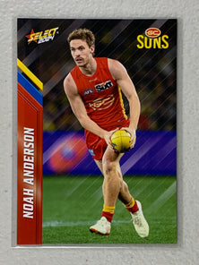 #082 Noah Anderson - Gold Coast Suns - AFL Common - 2024 AFL Footy Stars