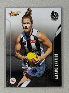 #191 Briana Davey - Collingwood Magpies - AFLW Common - 2024 AFL Footy Stars