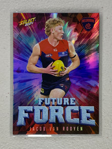 #FF055 Jacob Van Rooyen - Melbourne Demons - Future Force - 2024 AFL Footy Stars