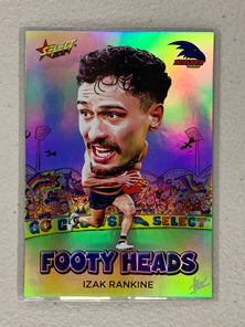 #FH003 Izak Rankine - Adelaide Crows - Footy Heads - 2024 AFL Footy Stars