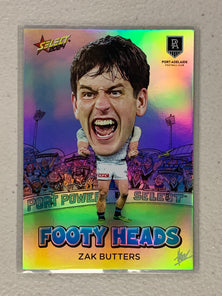 #FH062 Zak Butters - Port Adelaide Power - Footy Heads - 2024 AFL Footy Stars