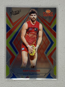 #L084 Sam Collins - Gold Coast Suns - Luminous Base - 2024 AFL Footy Stars