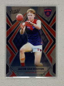 #L109 Jacob Van Rooyen - Melbourne Demons - Luminous Base - 2024 AFL Footy Stars