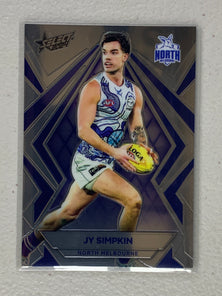 #L117 Jy Simpkin - North Melbourne Kangaroos - Luminous Base - 2024 AFL Footy Stars