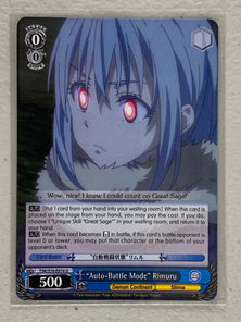 "Auto-Battle Mode" Rimuru - TSK/S70-E074 U - Weiss Schwarz That Time I Got Reincarnated as a Slime Vol.1