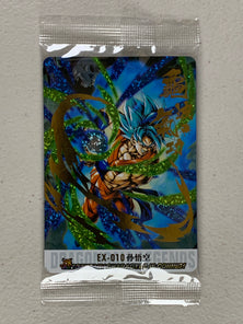 Super Saiyan God SS Goku - EX-010 - Top Card Coka Mystery Blind Box Set