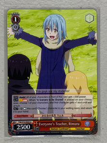 Everyone's Teacher, Rimuru - TSK/S70-E044 U - Weiss Schwarz That Time I Got Reincarnated as a Slime Vol.1