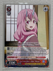 For Everyone's Sake, Shuna - TSK/S70-E040 R - Weiss Schwarz That Time I Got Reincarnated as a Slime Vol.1