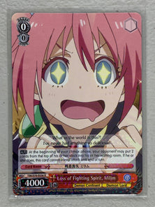 Loss of Fighting Spirit, Milim - TSK/S70-E036 R - Weiss Schwarz That Time I Got Reincarnated as a Slime Vol.1