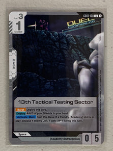 13th Tactical Testing Sector - GD01-130 C - Gundam Card Game GD01 Newtype Rising