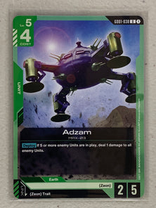 Adzam - GD01-038 U - Gundam Card Game GD01 Newtype Rising