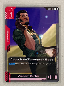 Assault on Torrington Base - GD01-114 C - Gundam Card Game GD01 Newtype Rising