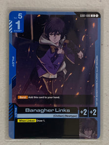 Banagher Links - GD01-088 U - Gundam Card Game GD01 Newtype Rising