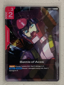 Battle of Aces - GD01-111 R - Gundam Card Game GD01 Newtype Rising
