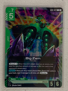 Big Zam - GD01-027 R - Gundam Card Game GD01 Newtype Rising
