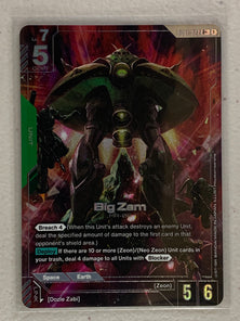 Big Zam Alt Art - GD01-027 R+ - Gundam Card Game GD01 Newtype Rising