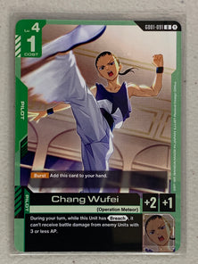 Chang Wufei - GD01-091 U - Gundam Card Game GD01 Newtype Rising