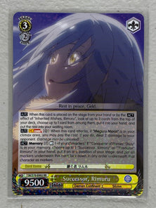 Successor, Rimuru - TSK/S70-E002 RR - Weiss Schwarz That Time I Got Reincarnated as a Slime Vol.1