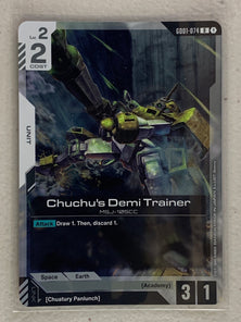 Chuchu's Demi Trainer - GD01-074 R - Gundam Card Game GD01 Newtype Rising